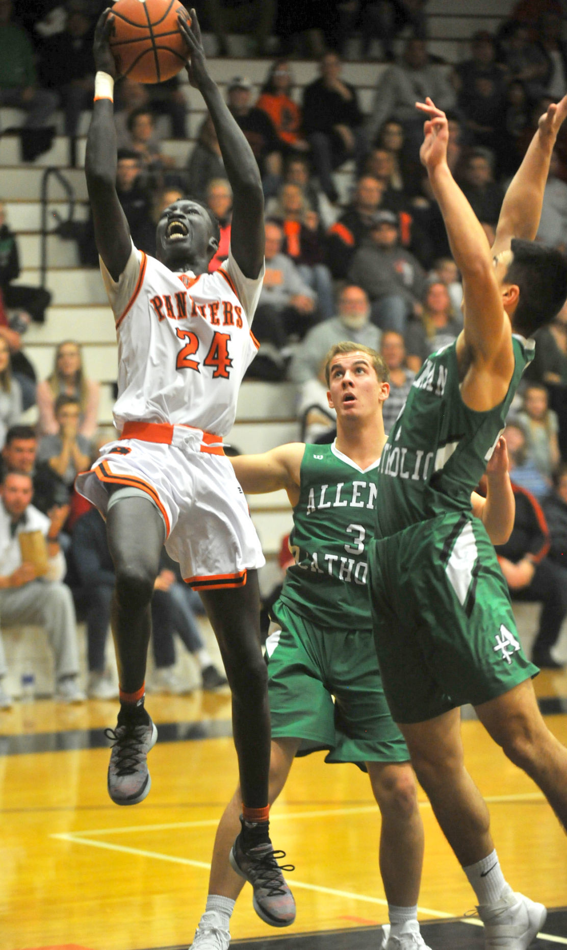 Alleman vs United Township boys basketball